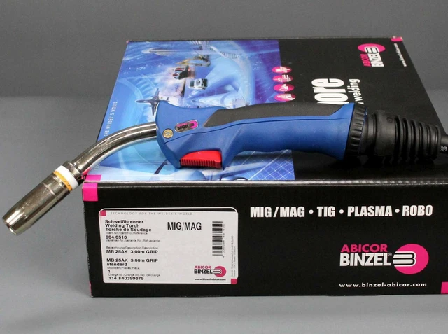 Mag Schweißgerät Abicor Binzel - MIG / MAG Brenner MB Grip 240 KD - 4 Meter, MIG / MAG Brenner, MIG/MAG Schlauchpaket Schutzgas