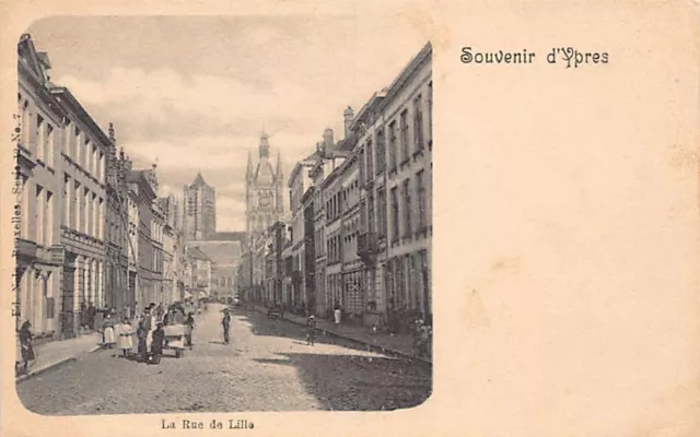 België - IEPER (W. Vl.) De Rijselstraat - Uitg. Nels Série 12 N. 7