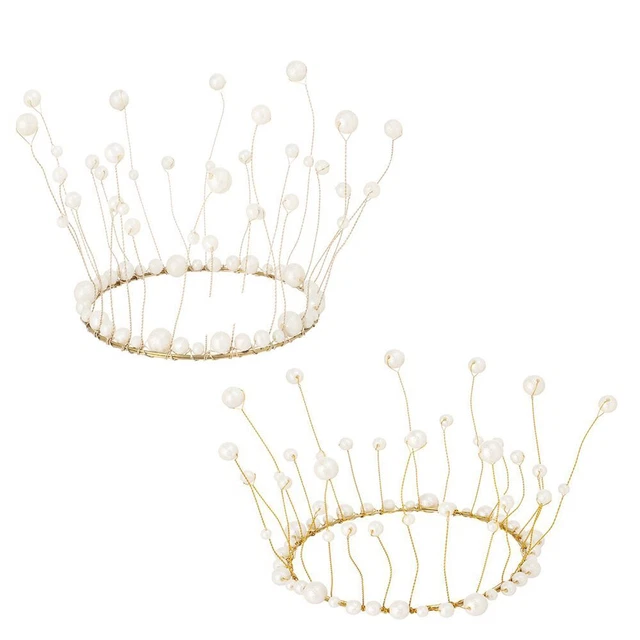 CRASPIRE 10 Cake Topper Con Numeri 0-9, Perle E Strass Bianchi Per Decorazione Torta Compleanno, Anniversario, Matrimonio