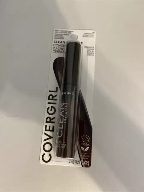 CoverGirl Clean Invisible Concealer 190 Deep Bronze Creamy 0.23 fl oz