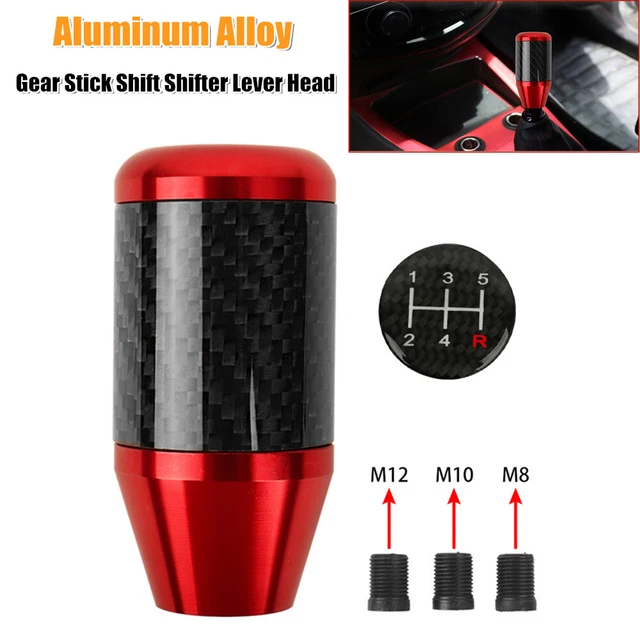 1PCS Aluminum Alloy Auto Car Truck Gear Stick Shift Shifter Lever Head M8/10/12