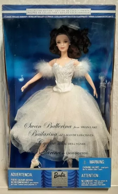 2001 BARBIE Swan Ballerina from Swan Lake Doll Mattel #53867 NOS NRFB