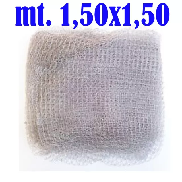 rete 150x150cm per bilancia da pesca mare bilancino bilancella  nylon