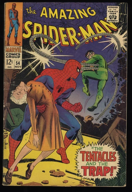 Amazing Spider-Man #54 VG+ 4.5 See Description (Qualified) Marvel 1967