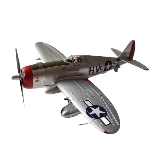 Modèle Réduit 1:72 P-47D Thunderbolt USAAF, édition Limitée, En Plastique, Couleur Noir, Avec Stand, Pour 12-16 Ans, Fabriqué En Chine