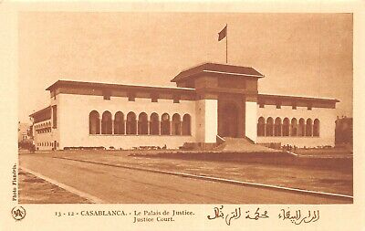 CPA morocco casablanca le palais de justice