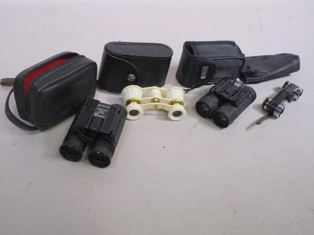 Colección (4) diferentes. binoculares pequeños, binoculares de ópera + Ta.   1R7694