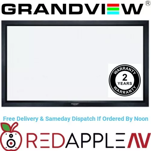 GRANDVIEW CYBER SERIES 92 inch Fixed Frame Projector Screen 16:9 Ratio  £814.00 - PicClick UK