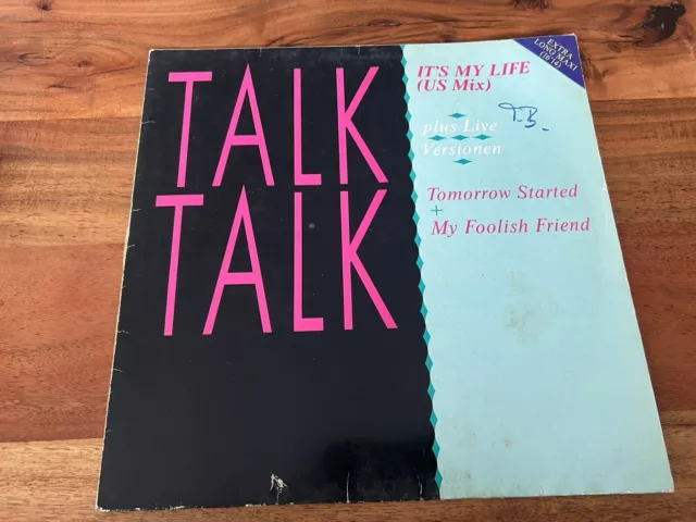 vinyl lp Talk Talk It's My Life 1984 Rarität
