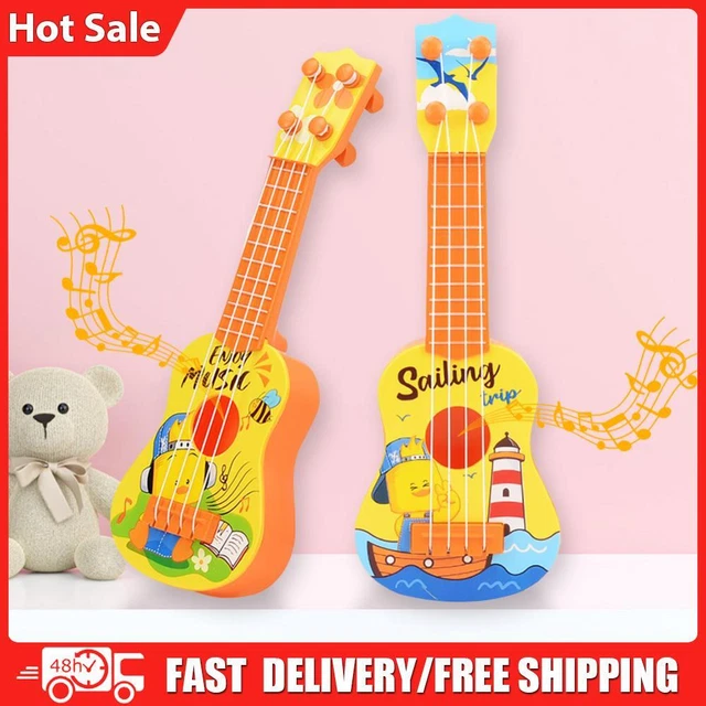 Small Guitar Model Lightweight Classical Ukulele Guitar Toy for Festival Display