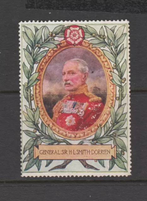 GB/UK/WWI Lord Roberts Memorial Fund poster stamp (General Sir HL Smith-Dorrien)