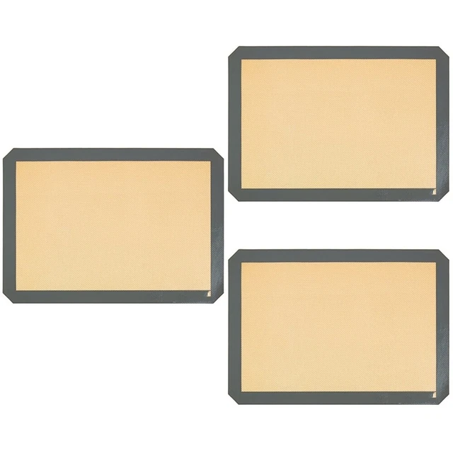 3 pcs Backen Pan Liner Matte Backblech Liner Nicht-Stick Cookie Blatt Matten