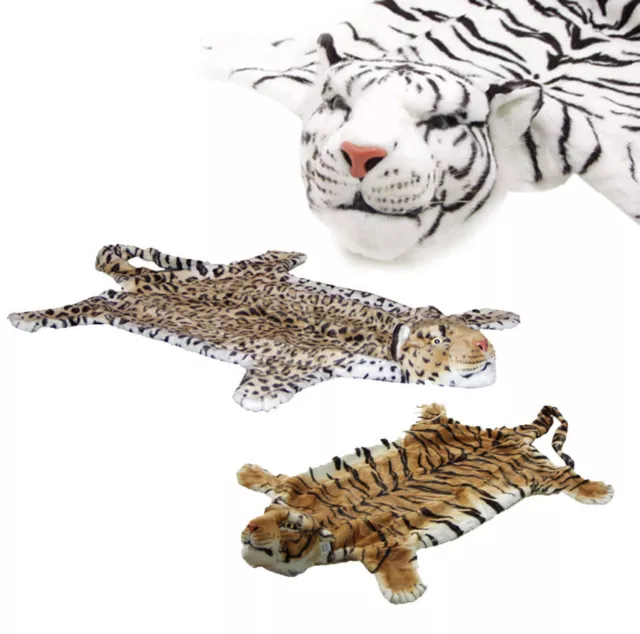 BRUBAKER Tappeti Animali Pelle di Tigre / Leopardo in Morbido Peluche 120x200cm