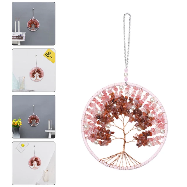 1 stück kreativer wind pime lebensbaumdesign wind knorrkohnen dekoration (pink)