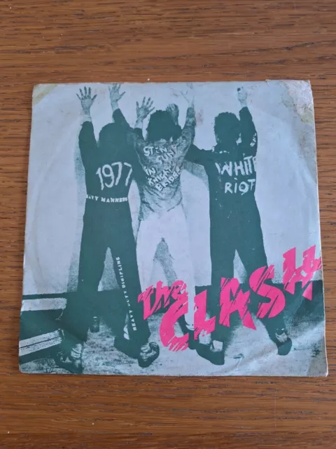 The Clash - White Riot/1977. Rare 1977 Punk Vinyl.