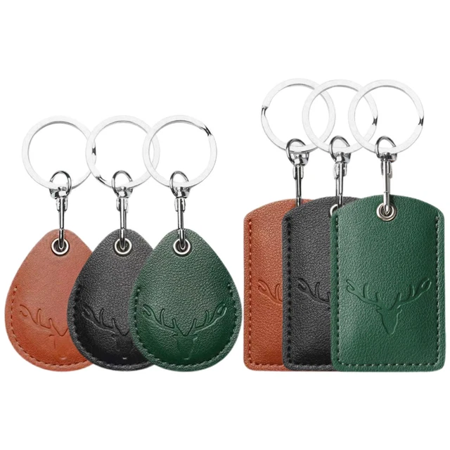 6 Pcs Zugangskarte Schlüsselhalter Schlüsselanhänger Schlüsselringe