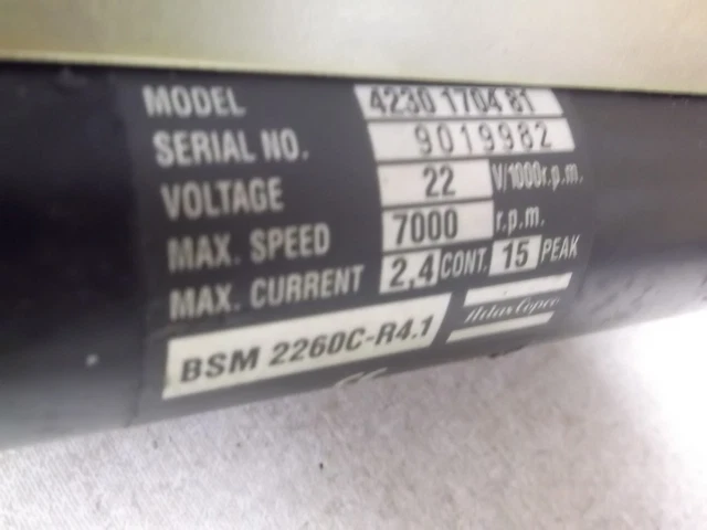 Atlas Copco 4230170481 3/8" Nutrunner 22V 7000 RPM QMR42-16-ROT 8432502020 42317 2
