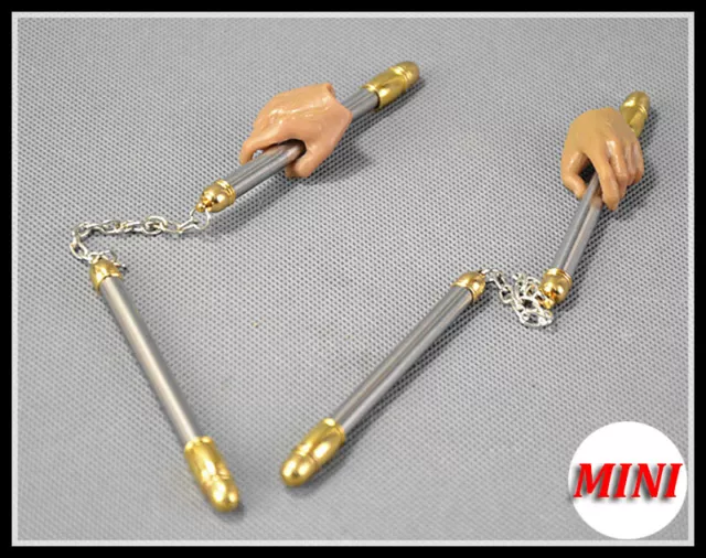 Miniature Martial Arts Nunchakus Nunchucks Retro Bruce Lee Nunchaku Finger Toys