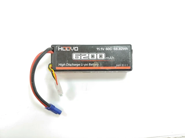 5-Pack 3.7V 3000mAh Li-ion Batteries With 5-in-1 Charger For DEERC RC Cars & Stunt Vehicles - SM-2P Plug