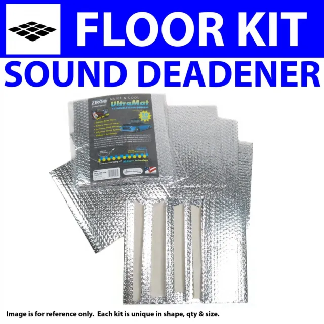 Heat & Sound Deadener for 64-71 Mercedes  Floor Stg3 Kit