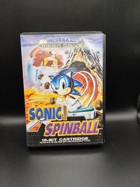 SEGA MEGA DRIVE - Sonic The Hedgehog Spinball - Complete With Manual ...