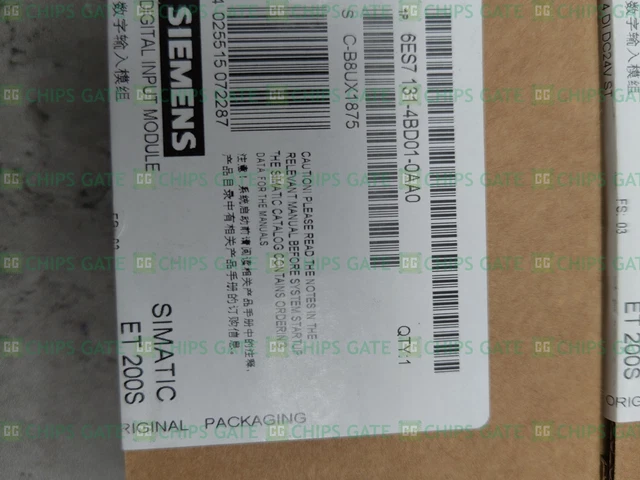 SIEMENS NEW 6ES7 131-4Bd01-0Aa0 / 6Es7131-4Bd01-0Aa0 Plc Simatic Dp