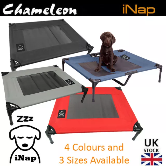 Dog Pet Elevated Bed Portable Raised M L XL 4 Colours Roof optional Premium Bed