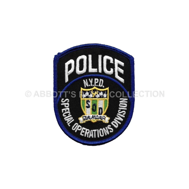 NY, NEW YORK Police Department Special Operations Division (SOD) Patch