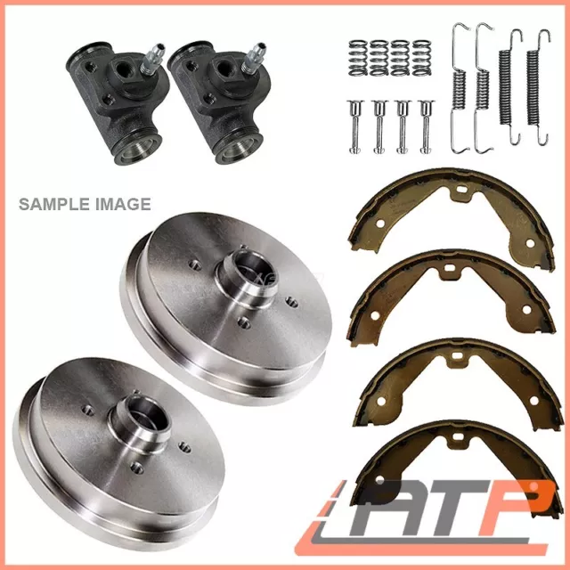 Brake Braking Shoe Set Kit Complete Rear Axle Drums + Shoes 31907993