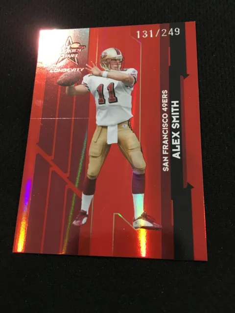 Alex Smith " Red " 131/249 Leaf Rookies And Stars S.f. 49Ers 2006 Football Card