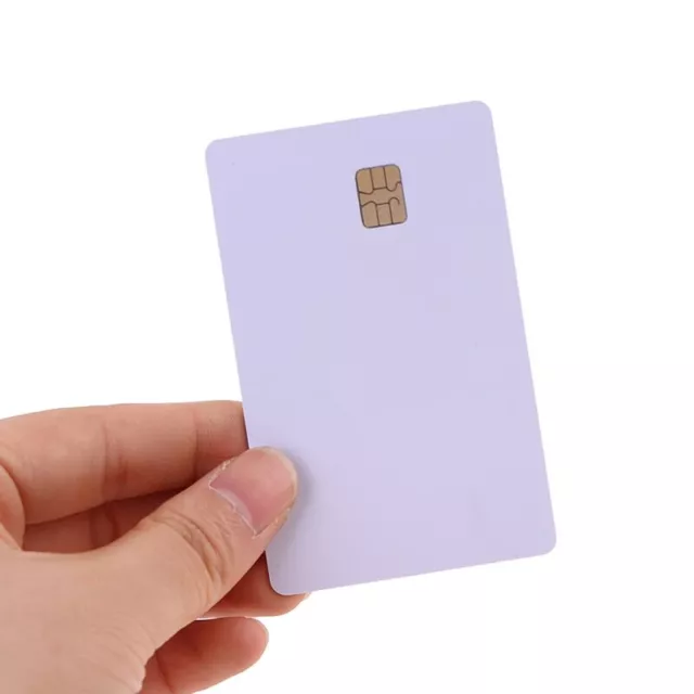 200pcs ISO PVC IC With SLE4442 Chip Blank Smart Card Contact IC Card