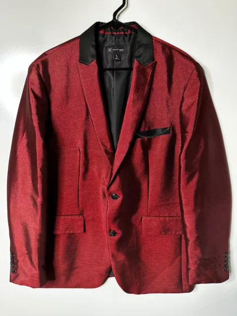 Red International concepts slim fit dress jacket men’s size large