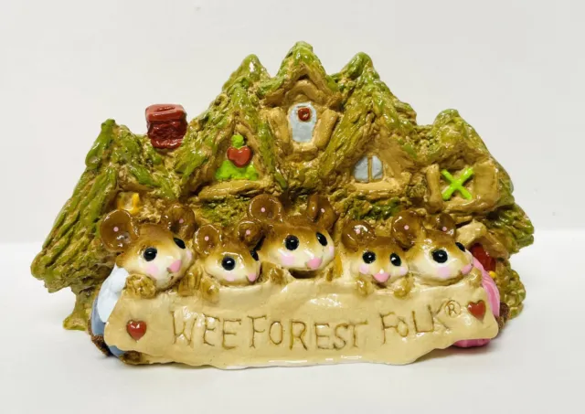 Wee Forest Folk Display Plaque~ Signed Annette Petersen