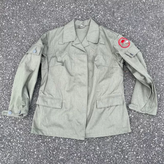 EAST GERMAN ARMY Surplus Woman's Green Field Jacket, Uniform Tunic with ...