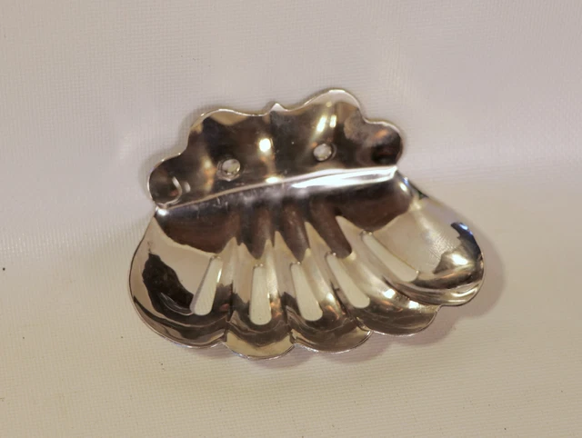 Antique Nickel Plated Soap Dish