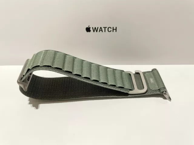Genuine Apple Watch Ultra Strap GREEN ALPINE LOOP 49/45/44mm Large