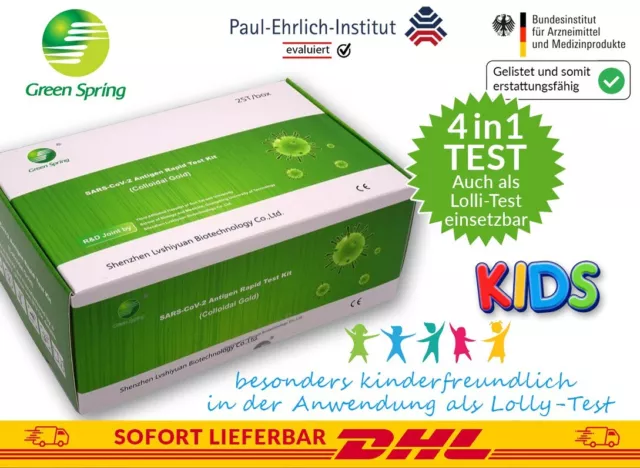 TESTSIEGER 25 x Corona Schnelltest Antigen Test Nasal Test Profitest