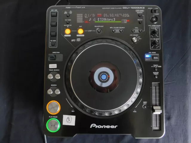 Pioneer CDJ 1000 MK3 Single CD player Turntable