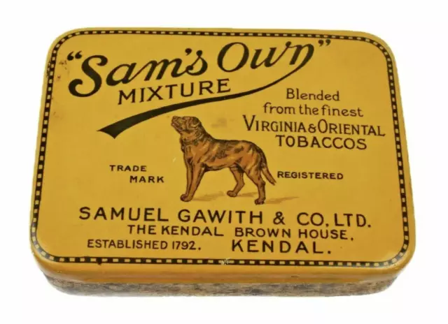 Vintage Old Samuel Gawith Kendal 1930's 'Sams Own Mixture' Tobacco Tin