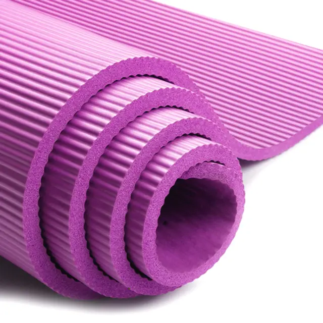 Yoga Mat 15mm Thick Exercise Mat Gym Workout Fitness Pilates Home Non Slip NBR 3