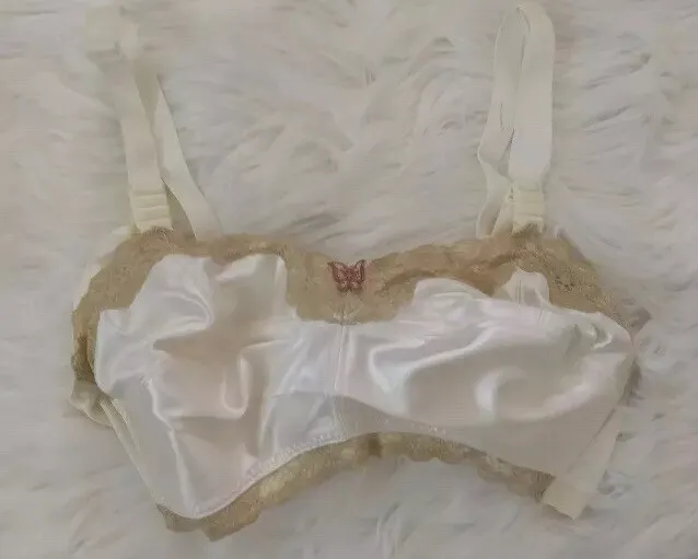 Colesce Couture Bullet Bra 30CCC 300 White/ Gold NEW Breastfeeding Full Coverage 2
