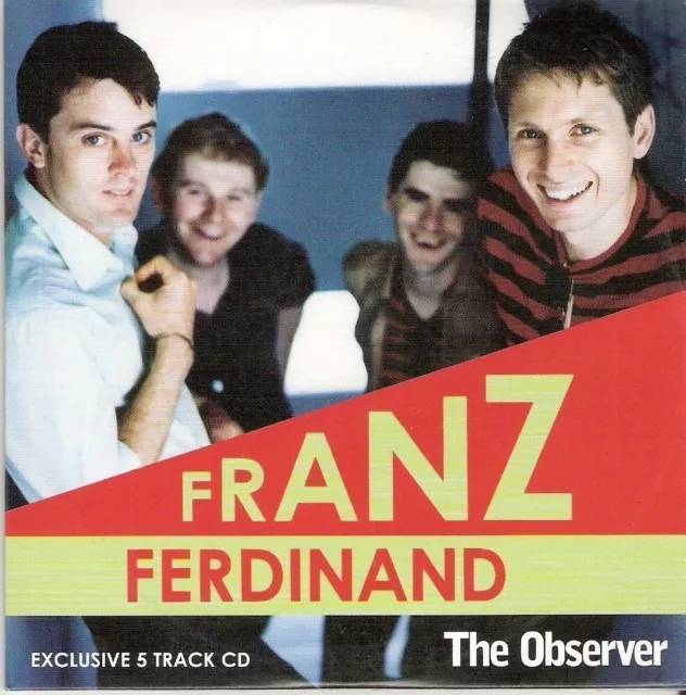 Franz Ferdinand - 5 Track Cd - Observer Promo Music Cd