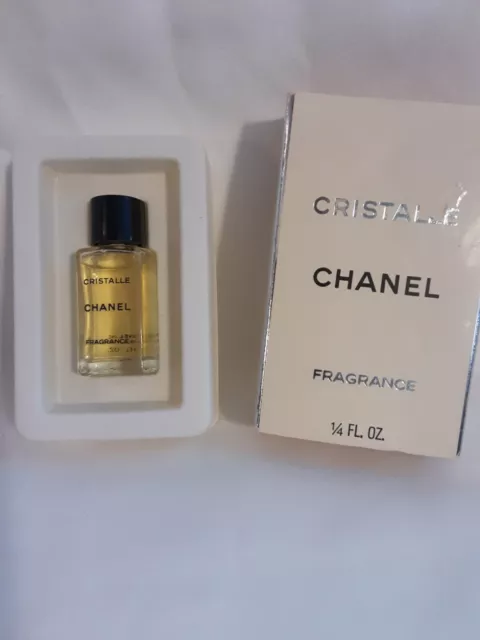 NIB VINTAGE CHANEL Cristalle 1/4 Fl Oz Perfume Fragrance Splash