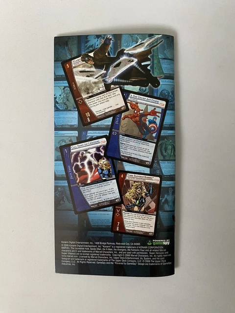 Gioco di carte collezionabili Marvel - PSP Sony completo di Thanos vs. carta e manuale 9