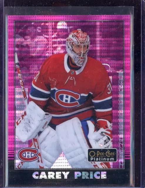 2020-21 O-Pee-Chee Platinum Retro Seismic Pink #R6 Carey Price