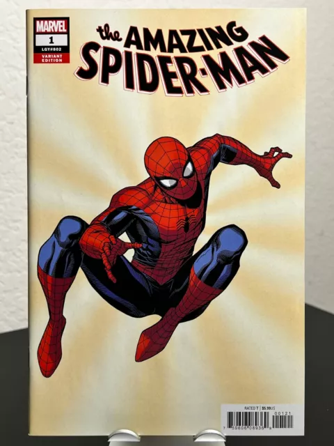 Amazing SpiderMan 🕷 #1 RARE Jim Cheung Variant 2018 HTF RYAN OTTLEY NO WAY HOME