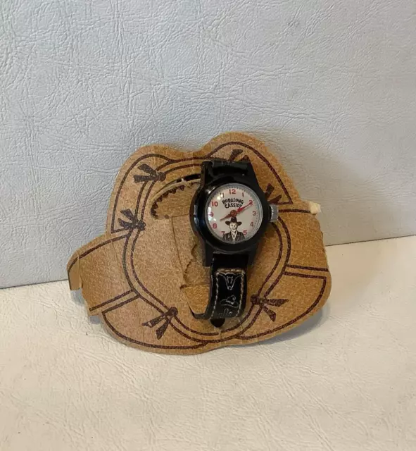 Vintage Kid's Hopalong Cassidy Watch Black