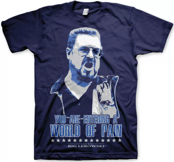 Big Lebowski Pain T-Shirt Coton officially licensed