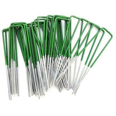 Weed Fabric Galvanised Staples Garden Turf Pins Securing Peg U Artificial GrassS