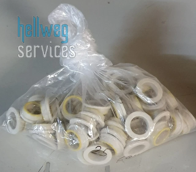 2 Pièce 25A 500V DII D-Ring-Paßeinsatz pour D-Sicherungssysteme Jaune